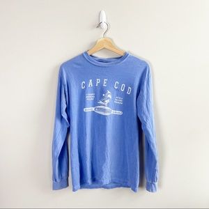 Vintage Cape Cod Long Sleeve Periwinkle T-Shirt